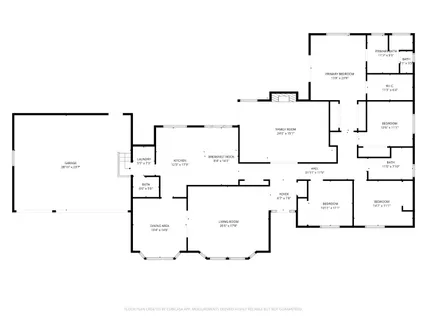 a picture of floor plan