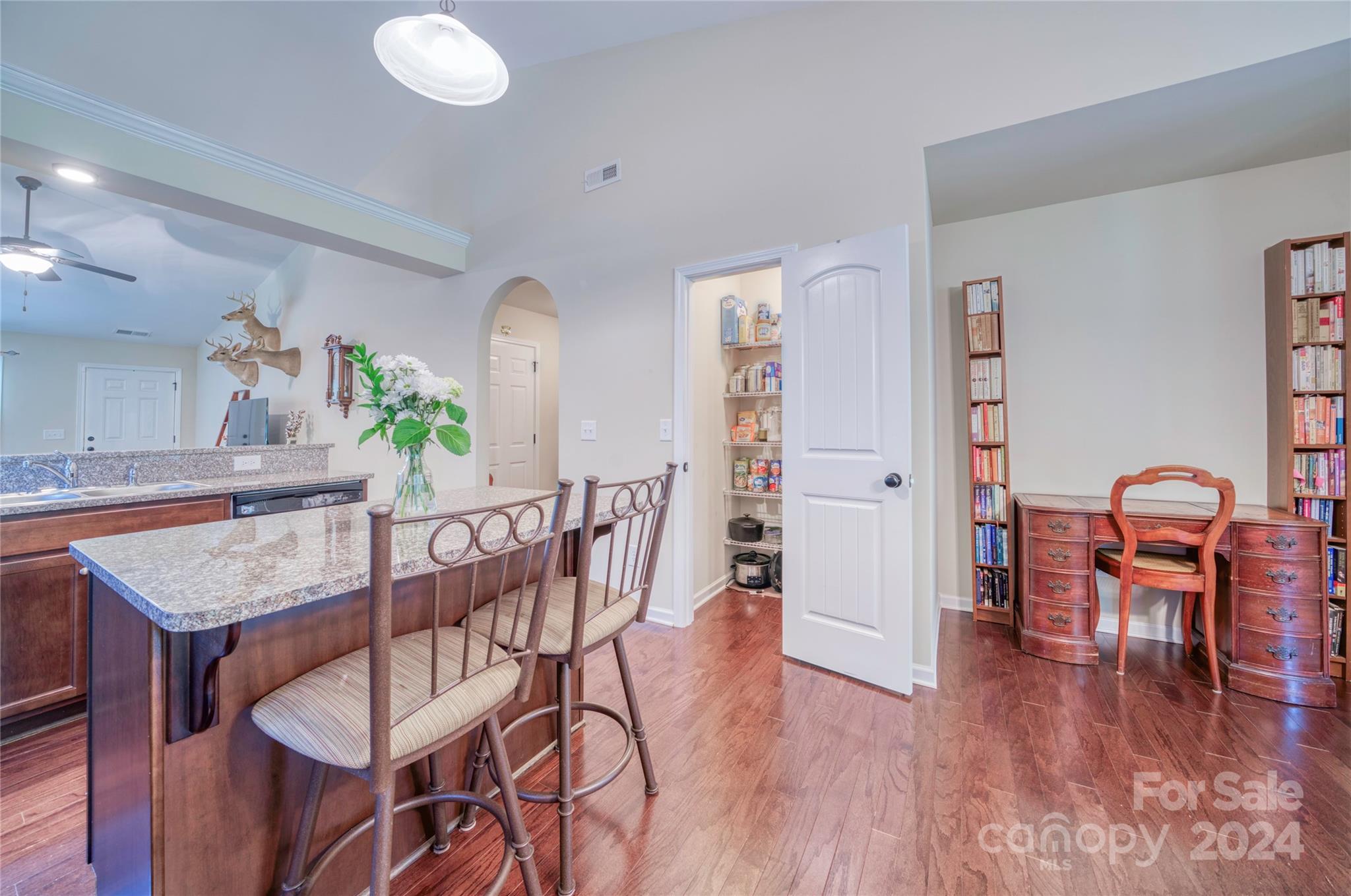 303 Reservation Road Catawba, SC 29704 - Photo 19 of 32 a view of a dining room with furniture and wooden floor