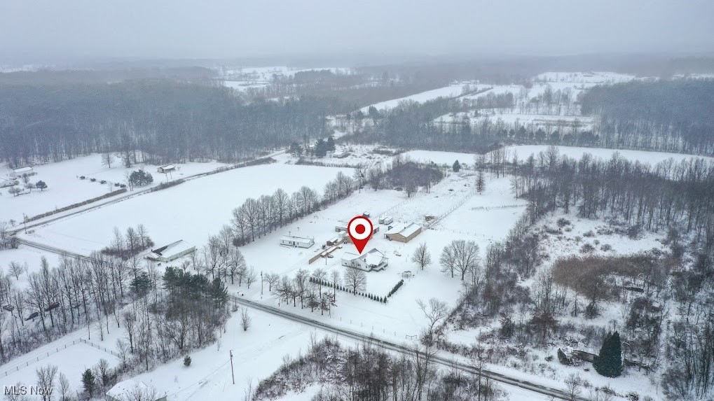 10622 Reynolds Road West Farmington, OH 44491 - Photo 30 of 32 View of snowy aerial view