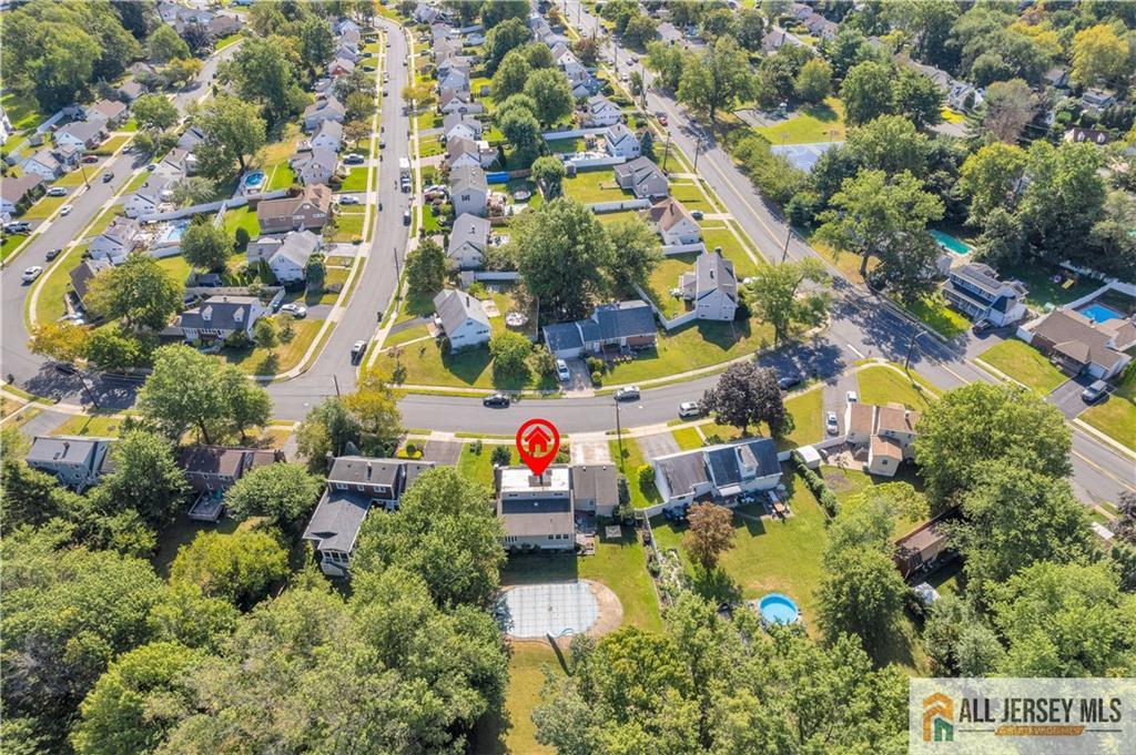 5 Montview Road Edison, NJ 08837 - Photo 47 of 47 an aerial view of residential houses with outdoor space and trees