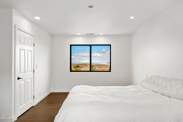 a view of a house with a mountain