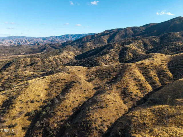 a view of a park that has a sign board large trees