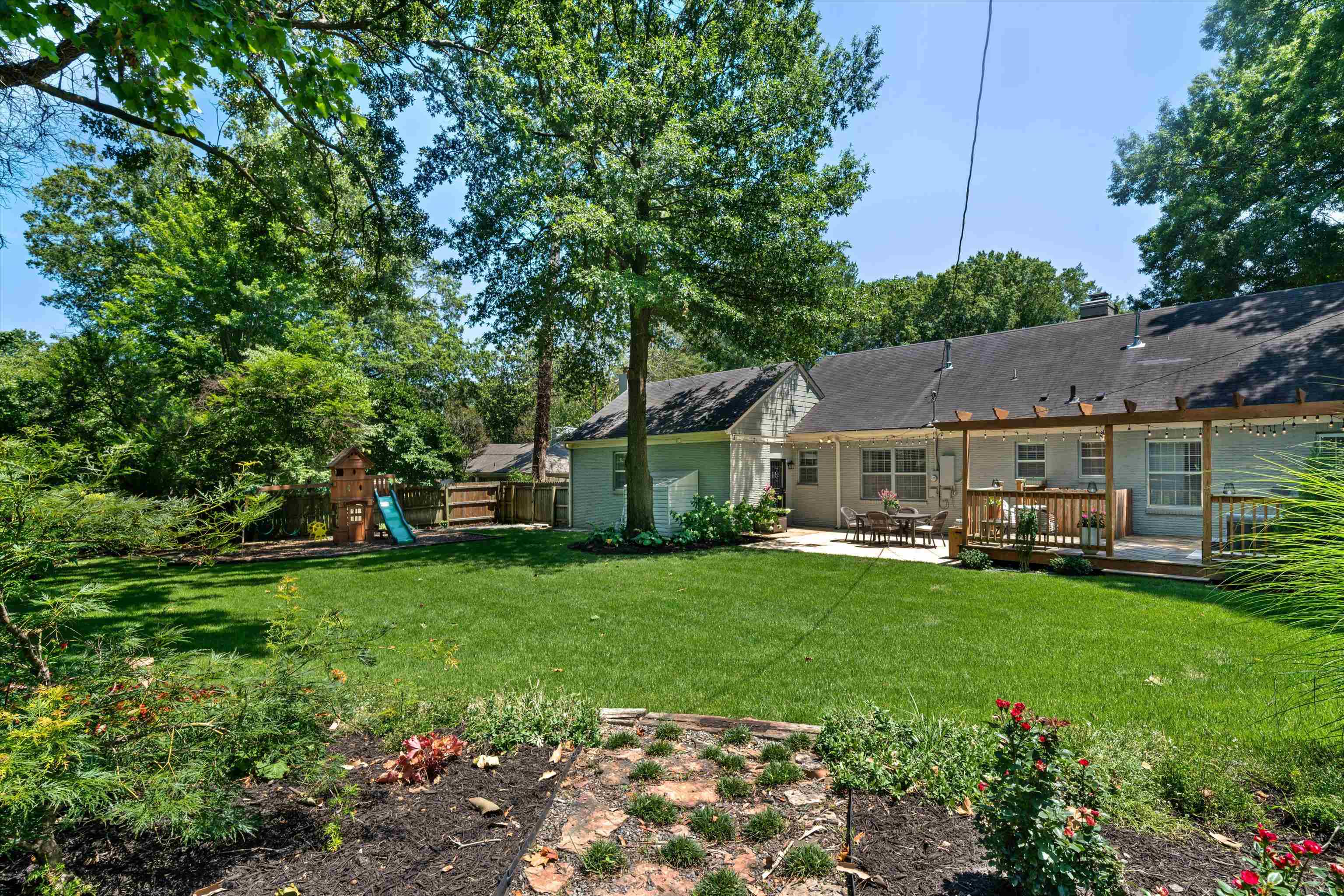 4208 Chickasaw Road Memphis, TN 38117 - Photo 24 of 25 a front view of a house with garden