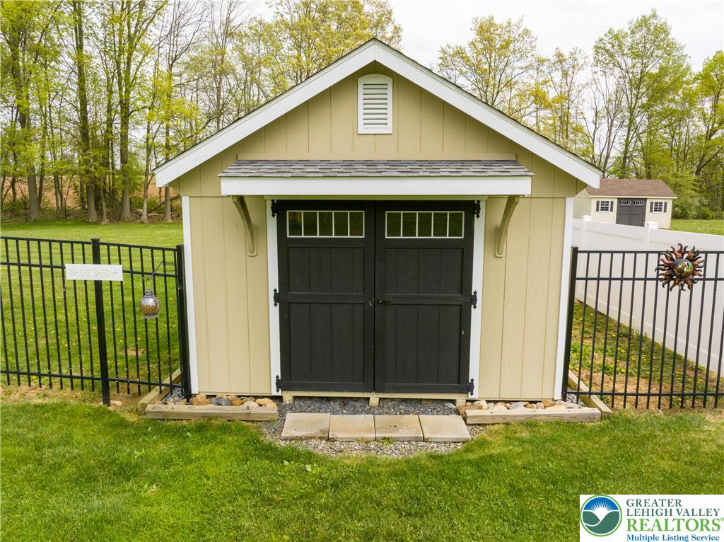 1286 Keller Road Wind Gap, PA 18091 - Photo 48 of 59 a front view of a house with a garden