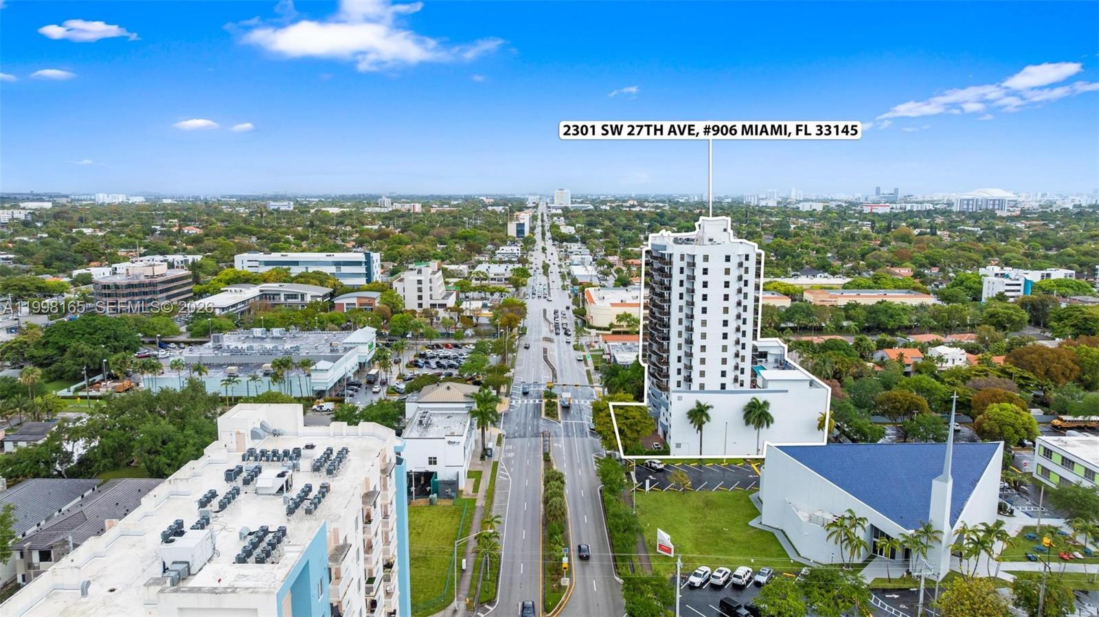 2301 Southwest 27th Avenue, Unit 906 Miami, FL 33145 - Photo 32 of 38 a view of city