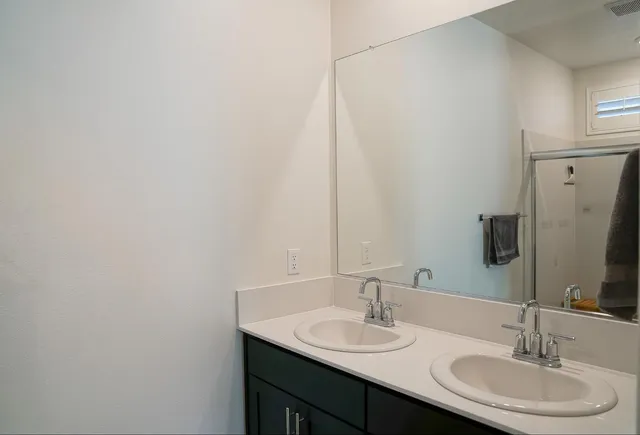 a close up view of racks