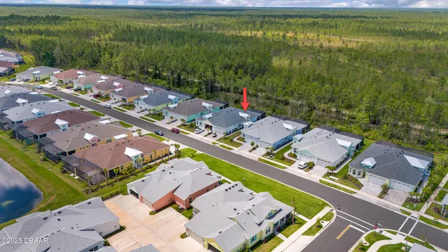 a view of a city with a lake view