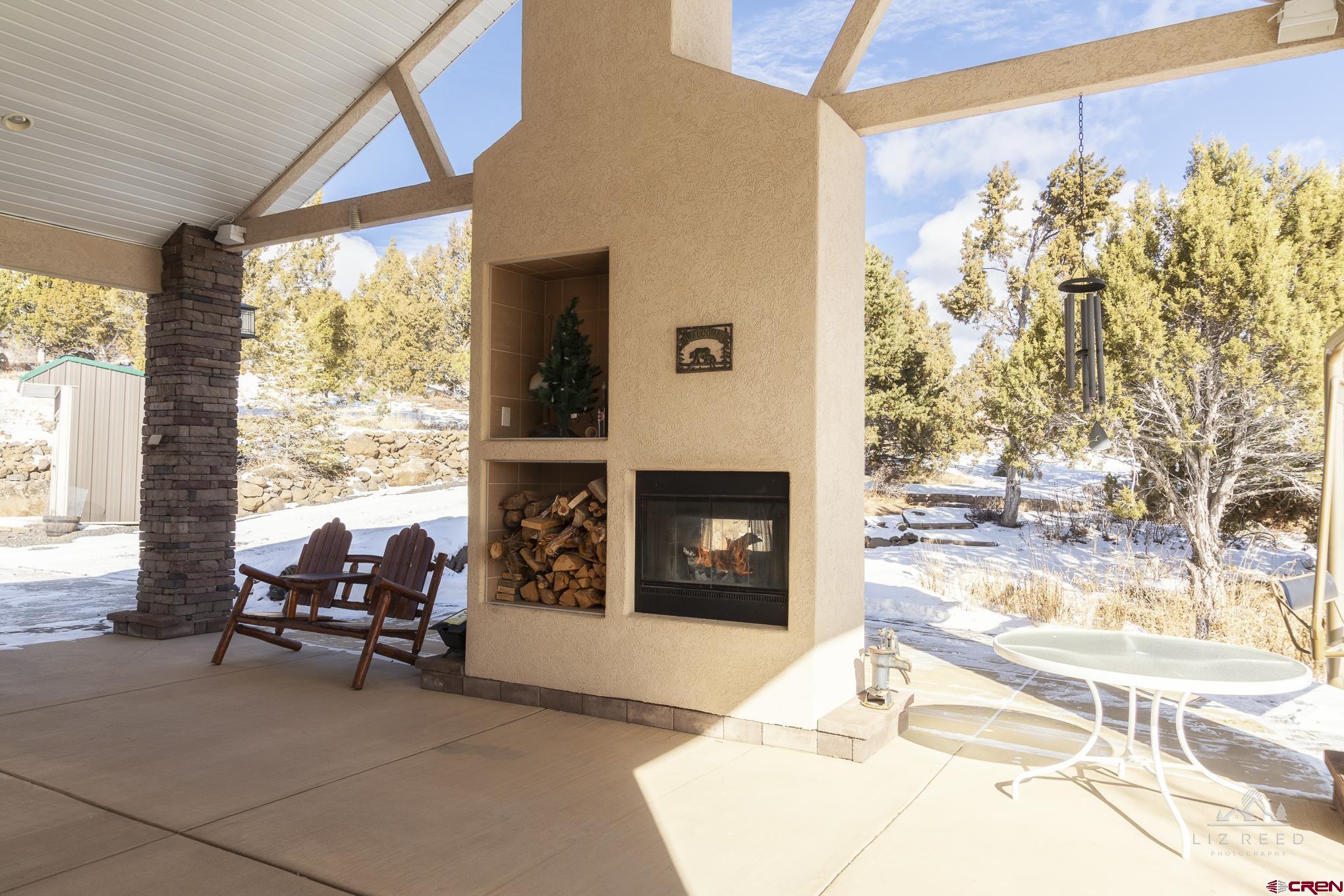 21602 Standingbear Road Cedaredge, CO 81413 - Photo 7 of 35 a living room with furniture and a fireplace
