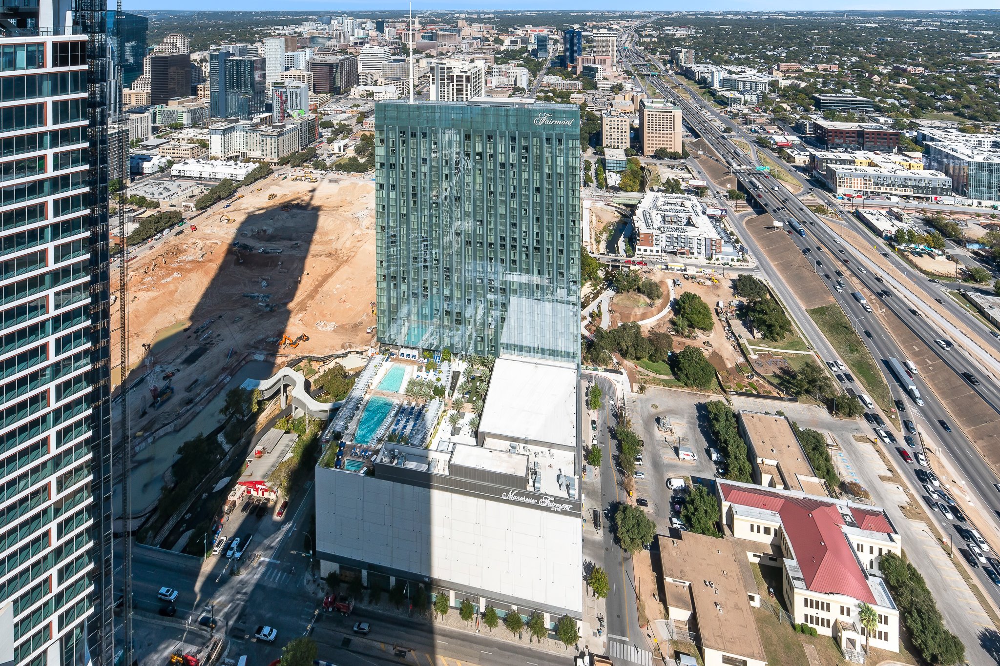 610 Davis Street, Unit 5206 Austin, TX 78701 - Photo 30 of 35 an aerial view of residential houses with outdoor space