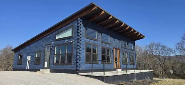 a view of a house with street