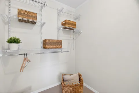 a view of walk in closet