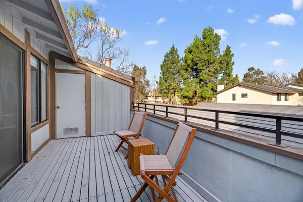 a view of outdoor space with seating area