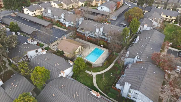 an aerial view of a
