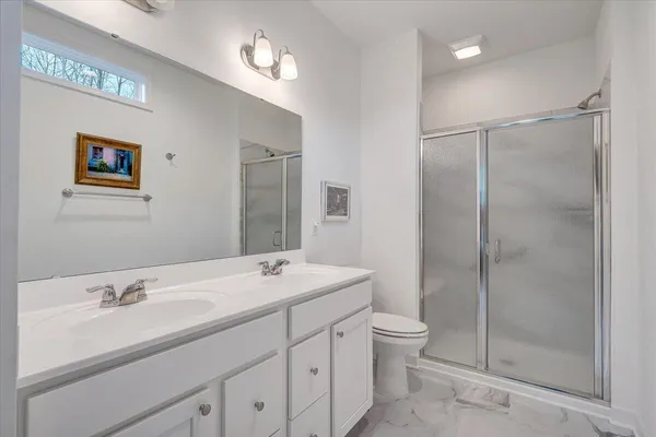 a view of a bath tub