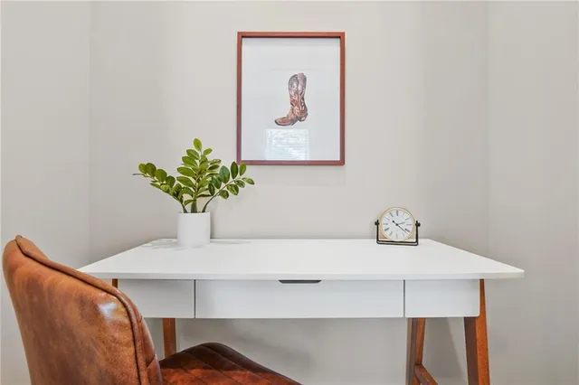 a view of table and chair