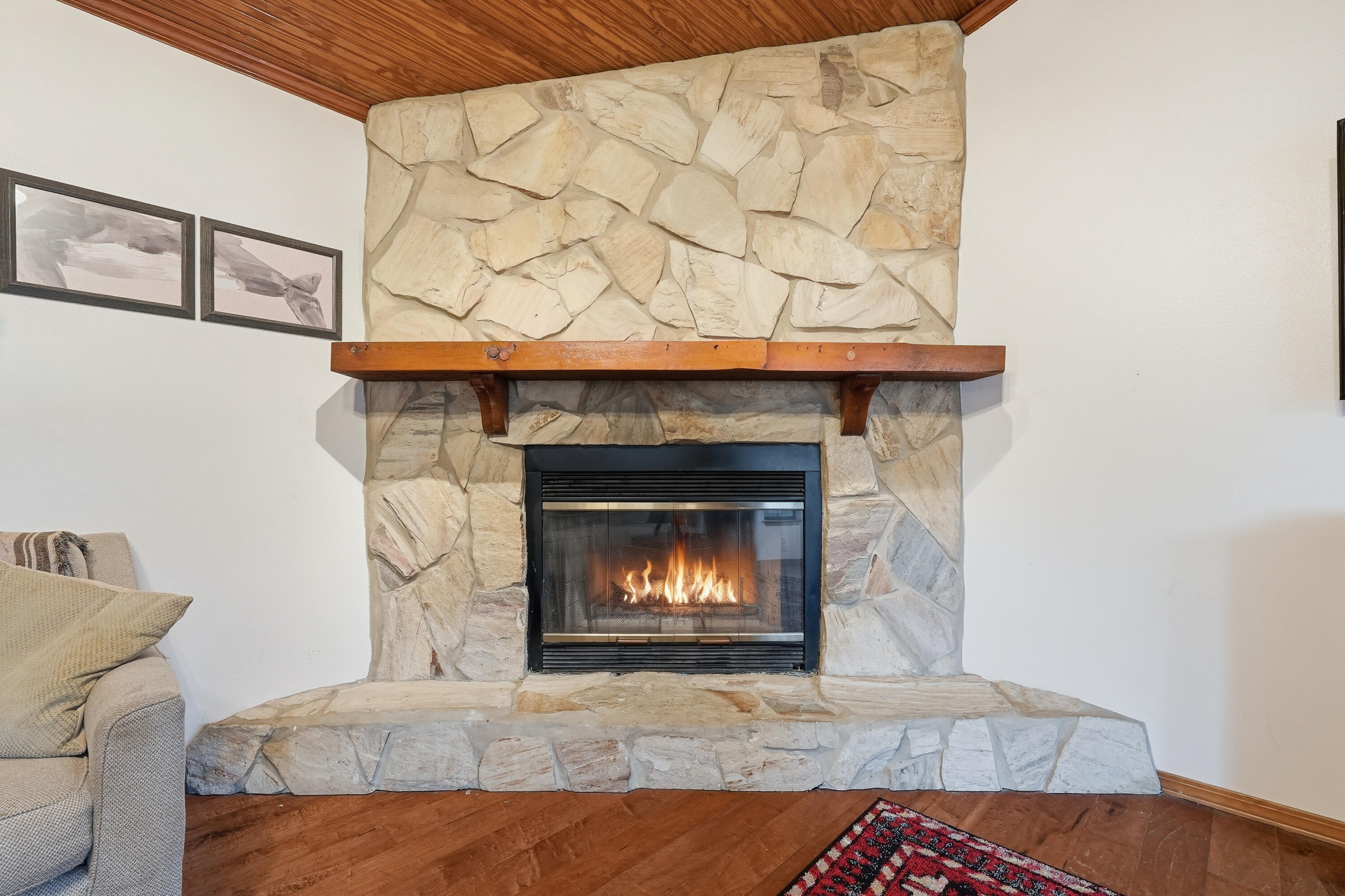 271 Willow Avenue Freeport, FL 32439 - Photo 38 of 57 a fireplace with a wooden floor