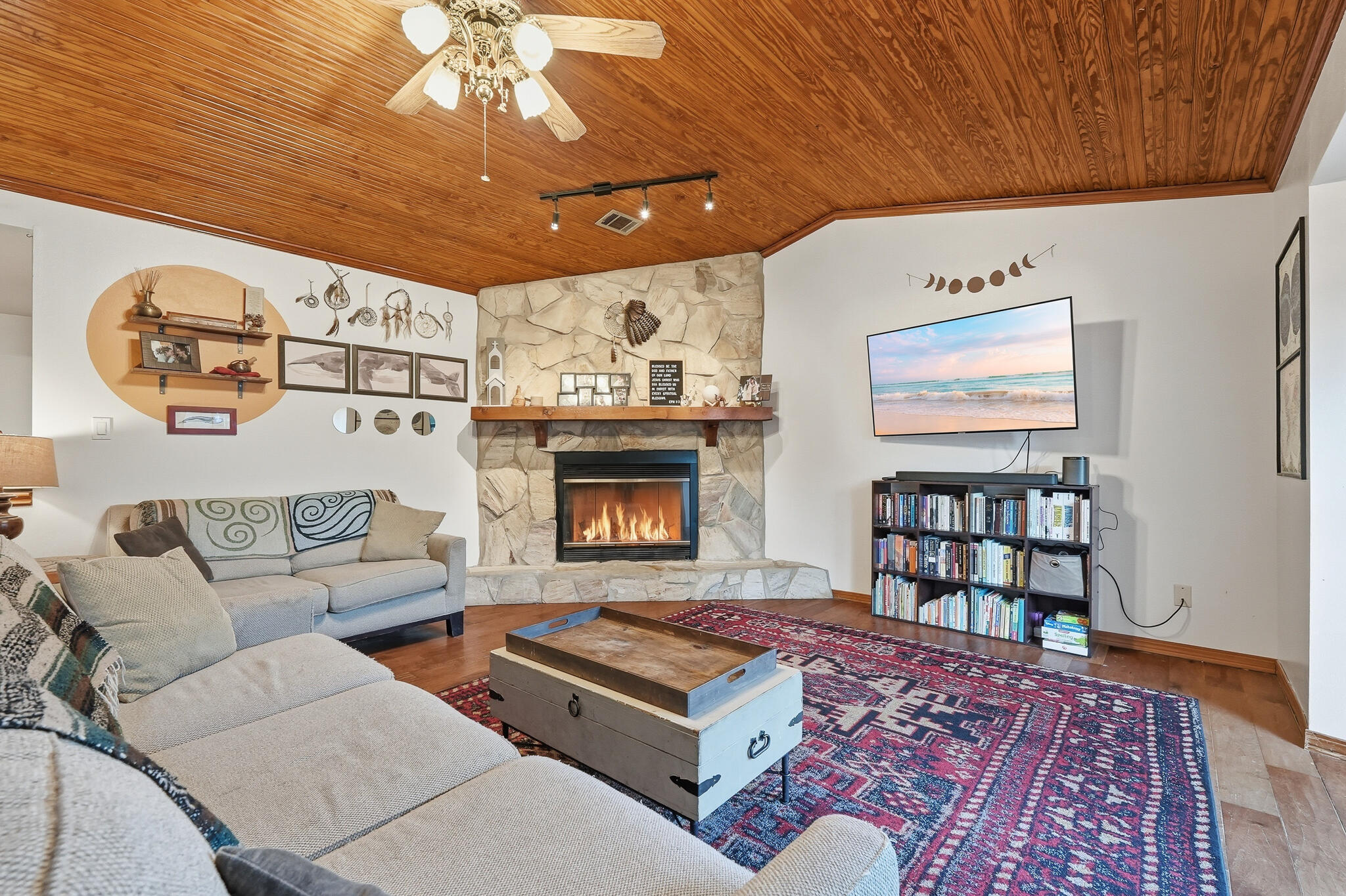 271 Willow Avenue Freeport, FL 32439 - Photo 39 of 57 a living room with furniture and a fireplace