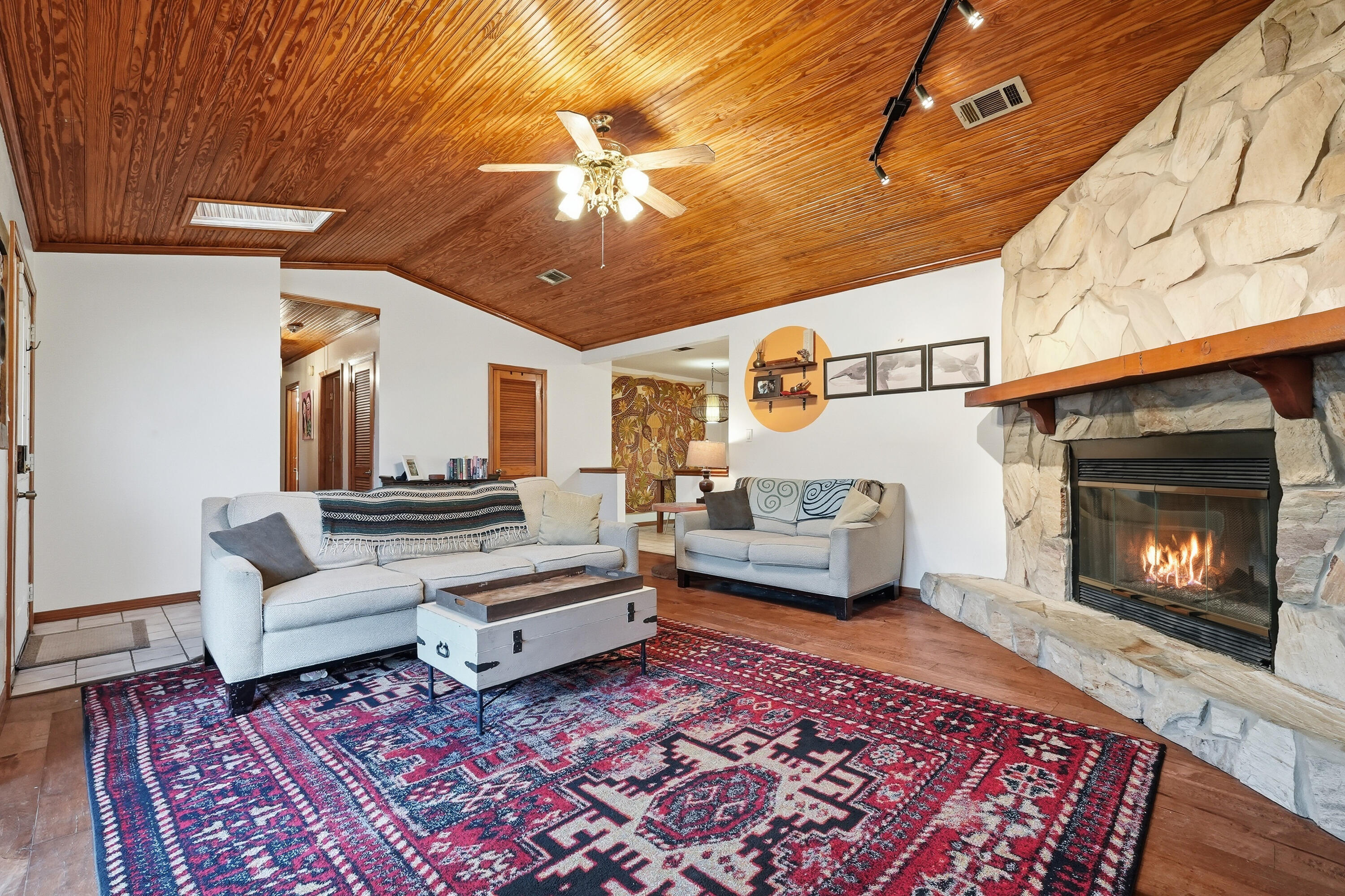 271 Willow Avenue Freeport, FL 32439 - Photo 46 of 57 a living room with furniture and a fireplace