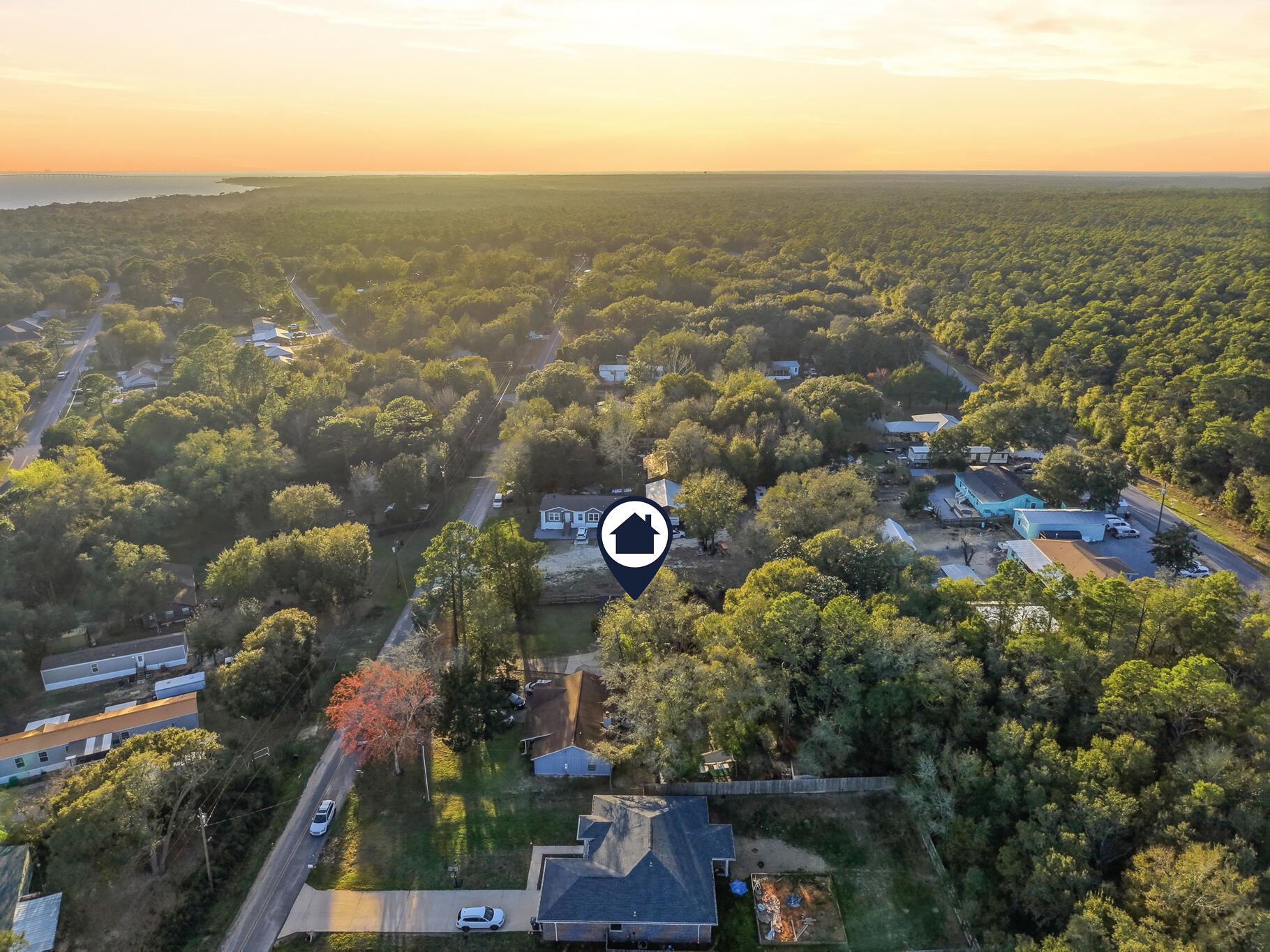 271 Willow Avenue Freeport, FL 32439 - Photo 8 of 57 an aerial view of house with yard
