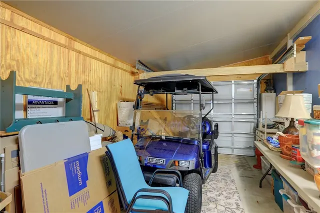 a room with furniture and a window