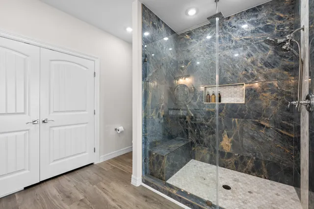 a view of balcony with workspace