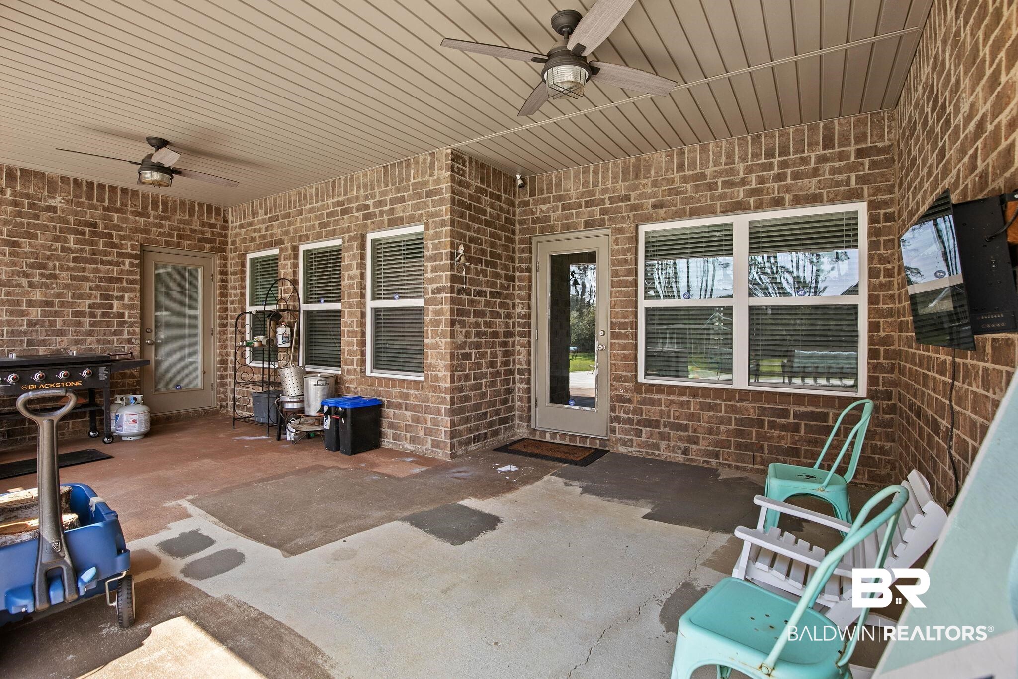12750 B Jenkins Pit Road Daphne, AL 36527 - Photo 52 of 89 View of patio / terrace featuring ceiling fan