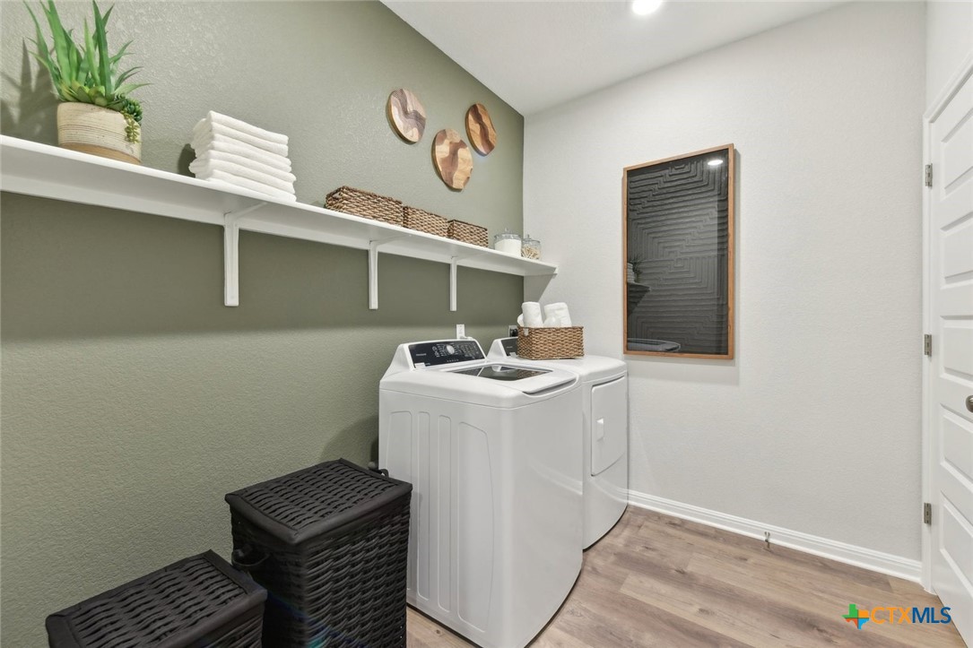 216 Firefox Way Jarrell, TX 76537 - Photo 8 of 17 "Image shown is of the same floor plan but is not representative of the actual home