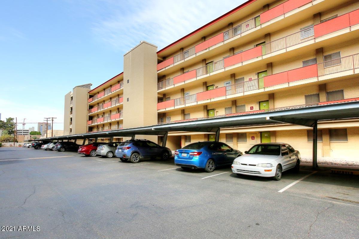 353 East Thomas Road, Unit C406 Phoenix, AZ 85012 - Photo 26 of 31 Covered Parking
