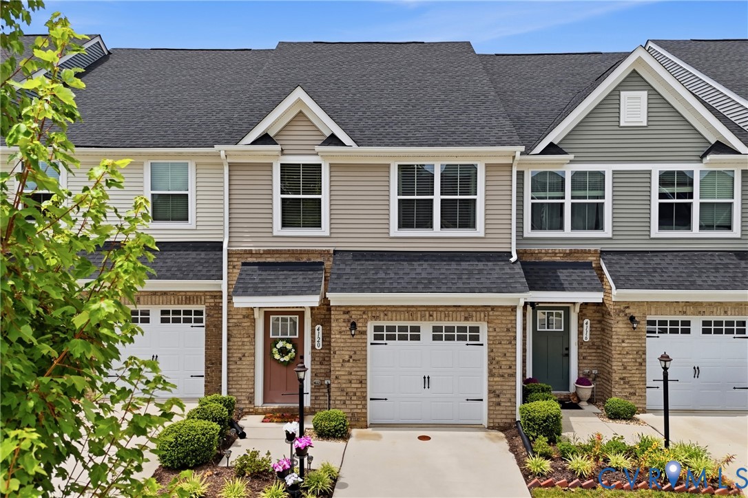 4120 Jefferson Rdg Drive Midlothian, VA 23112 - Photo 18 of 19 Multi-story townhome exterior featuring brick and