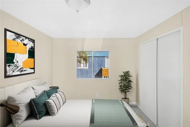 a living room with furniture and window