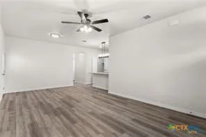 wooden floor in an empty room