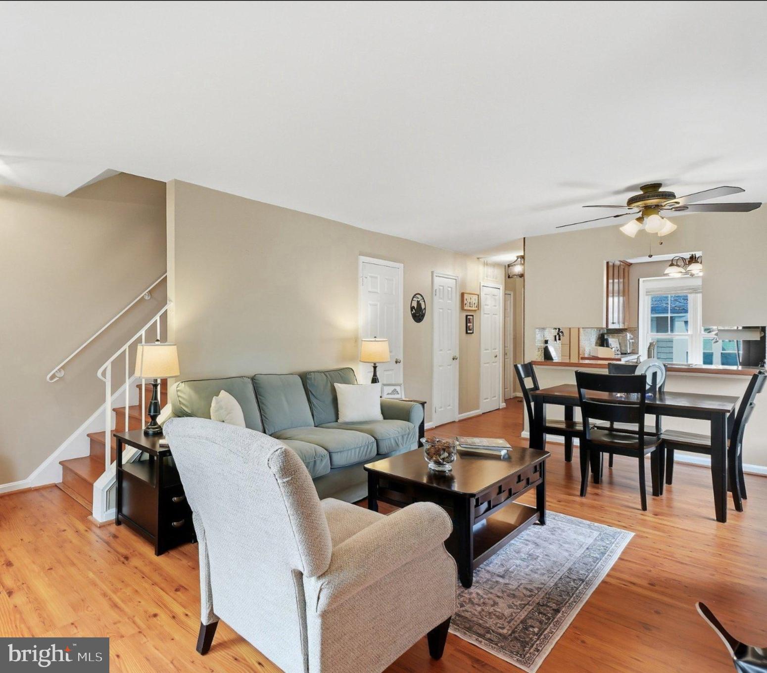 3934 9th Road South Arlington, VA 22204 - Photo 2 of 24 Living room view into the kitchen