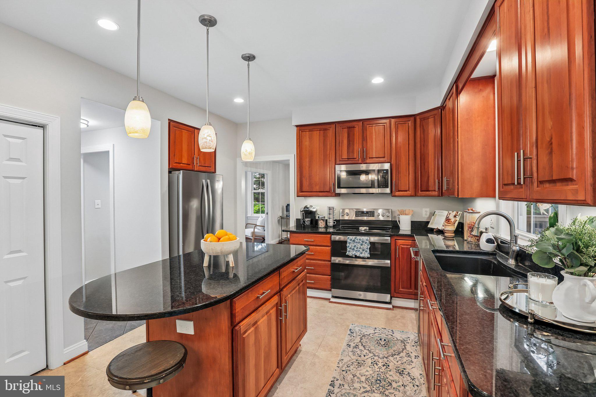 11612 Meeting House Road Myersville, MD 21773 - Photo 12 of 60 Kitchen w/Recessed and pendant lighting
