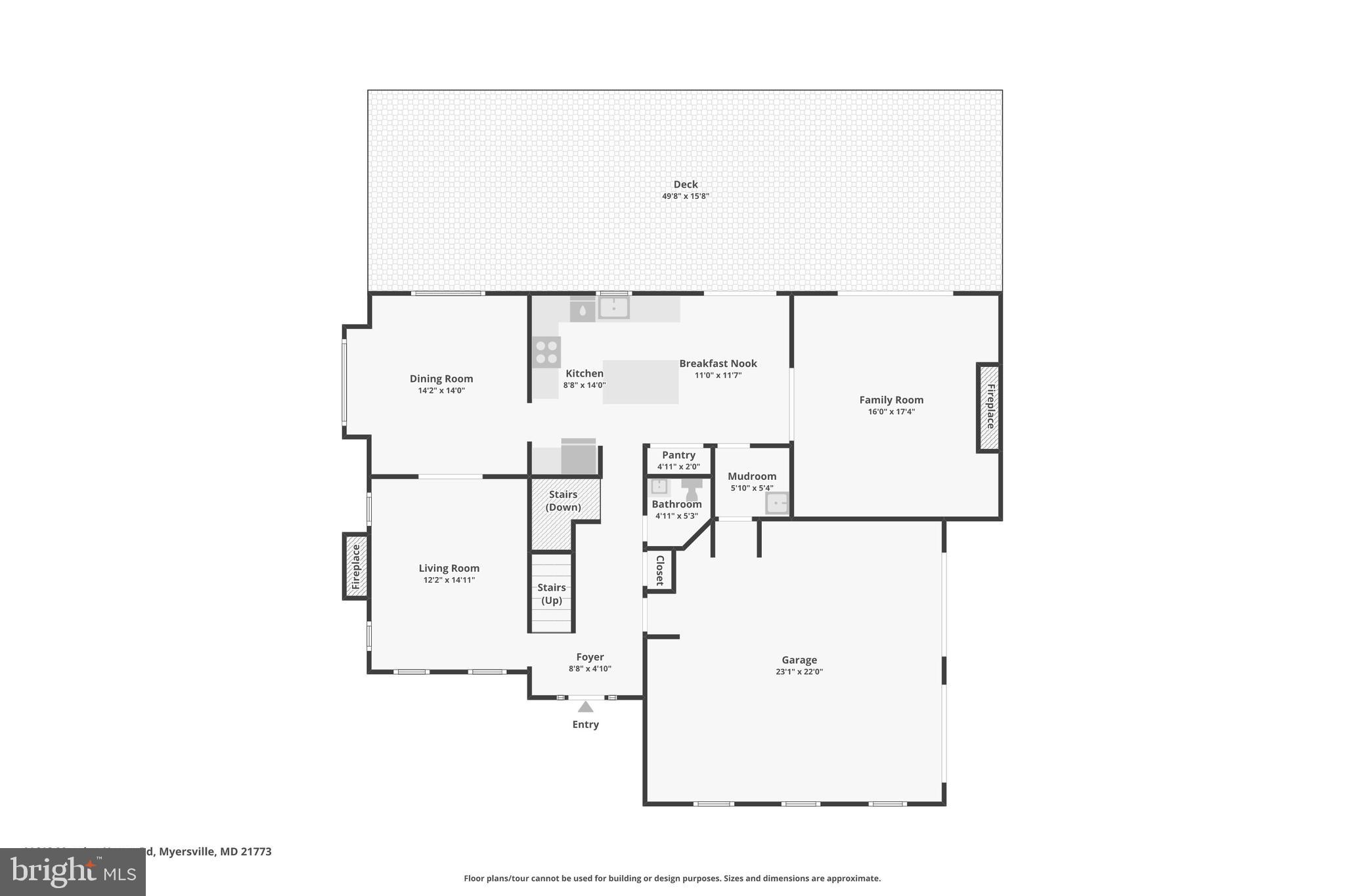 11612 Meeting House Road Myersville, MD 21773 - Photo 58 of 60 Main Level Floorplan