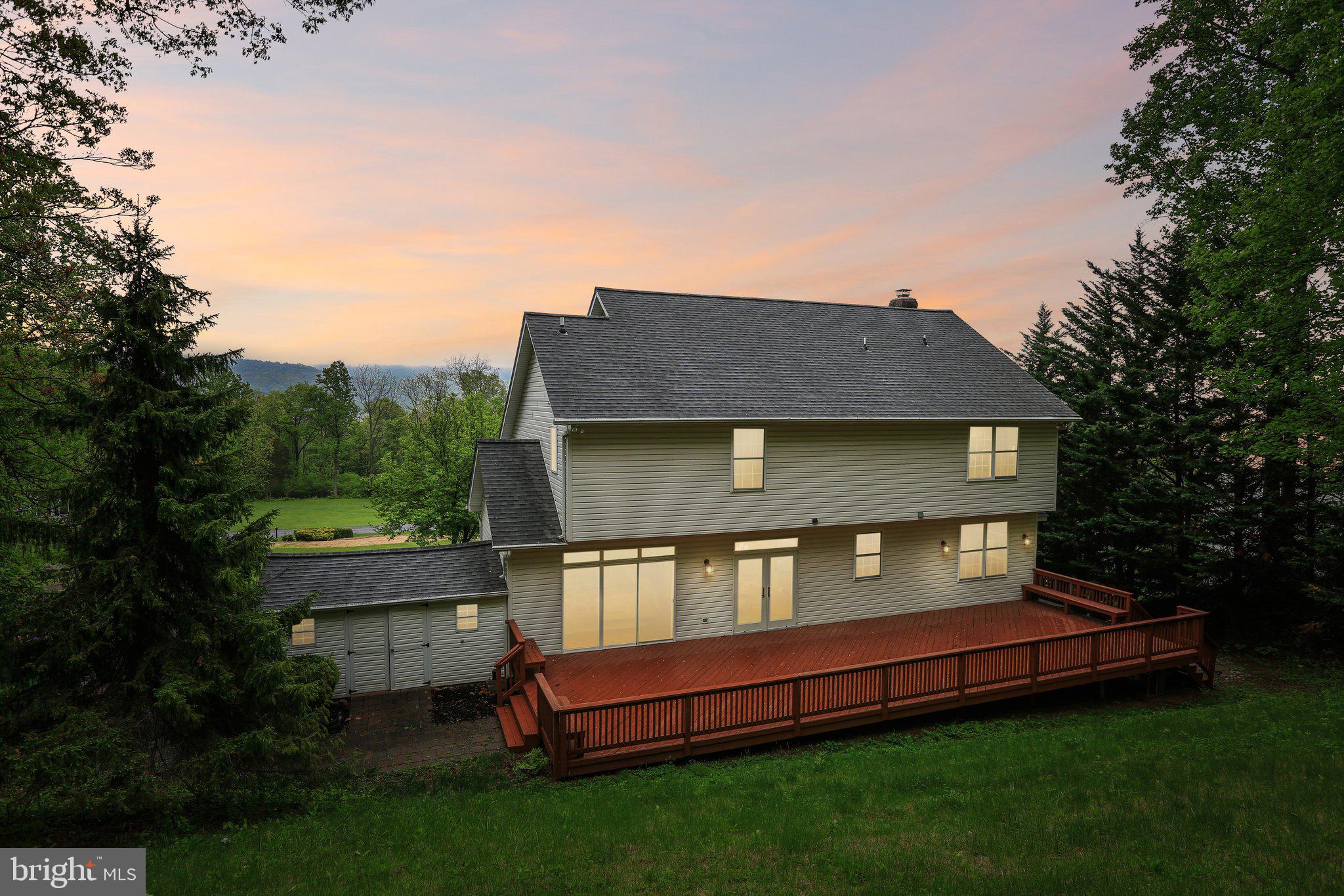 11612 Meeting House Road Myersville, MD 21773 - Photo 53 of 60 Twilight Rear View