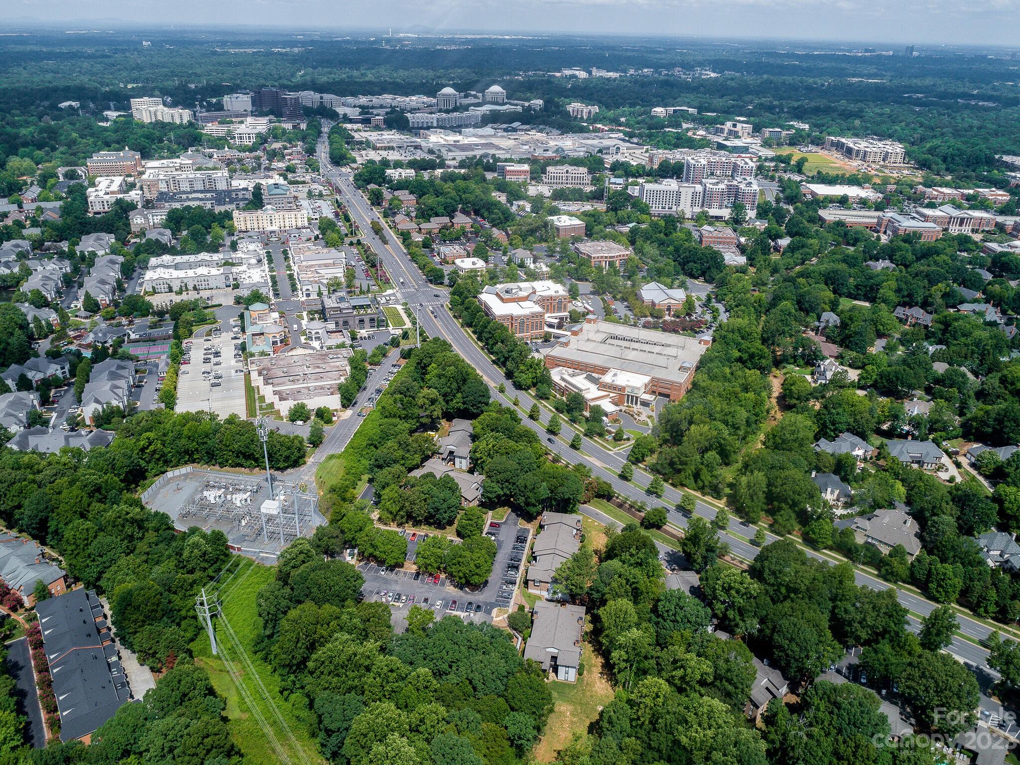 2227 Rexford Road, Unit B Charlotte, NC 28211 - Photo 23 of 23 an aerial view of multiple house