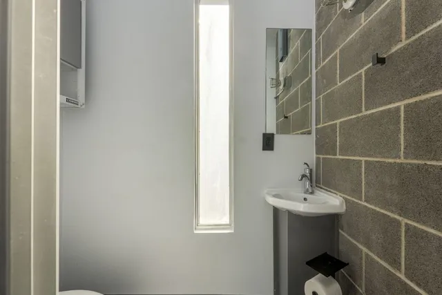 a kitchen with a stove and a microwave