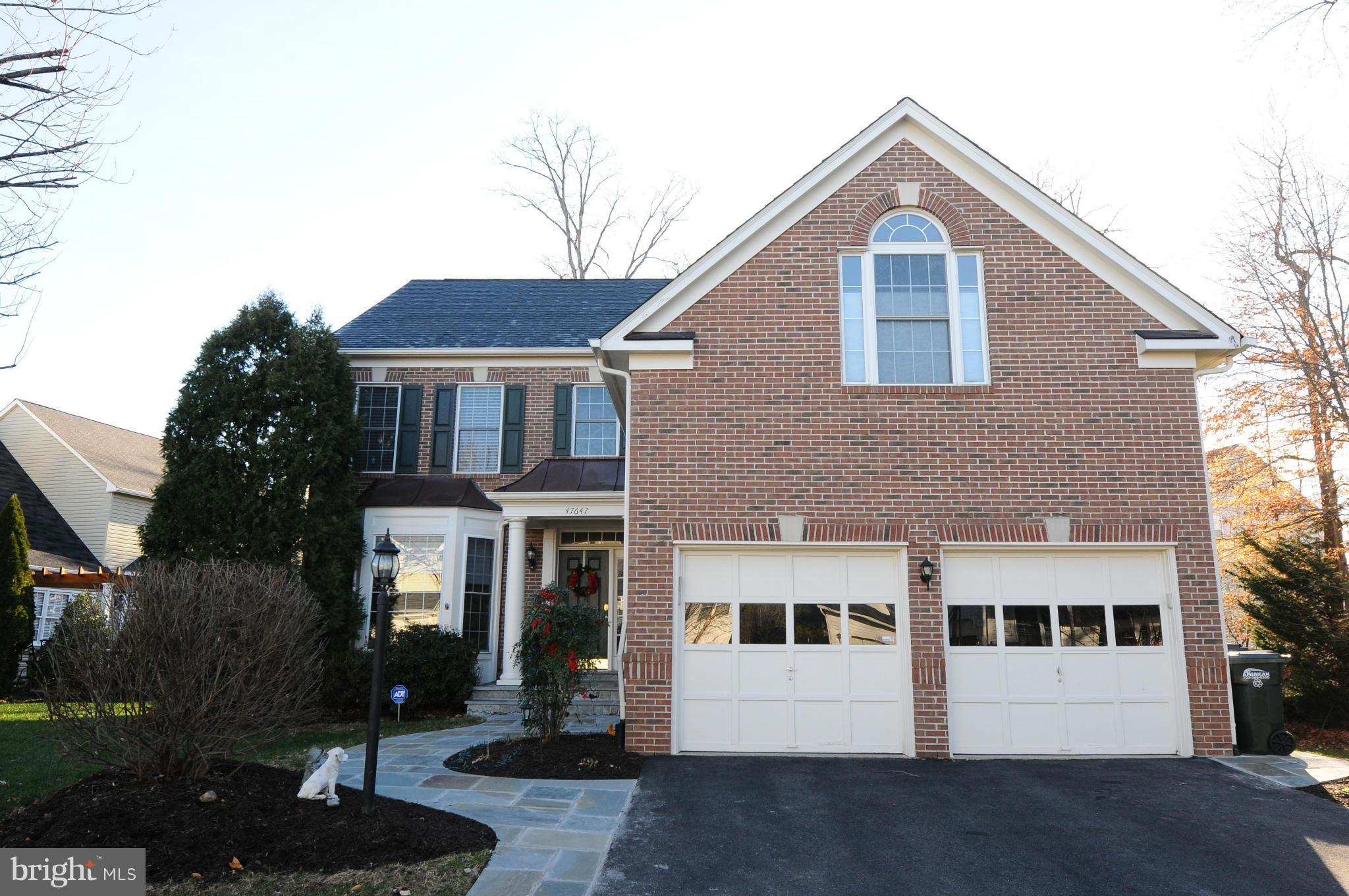47647 Rhyolite Place Sterling, VA 20165 - Photo 1 of 20 Beautiful brick front with slate sidewalk