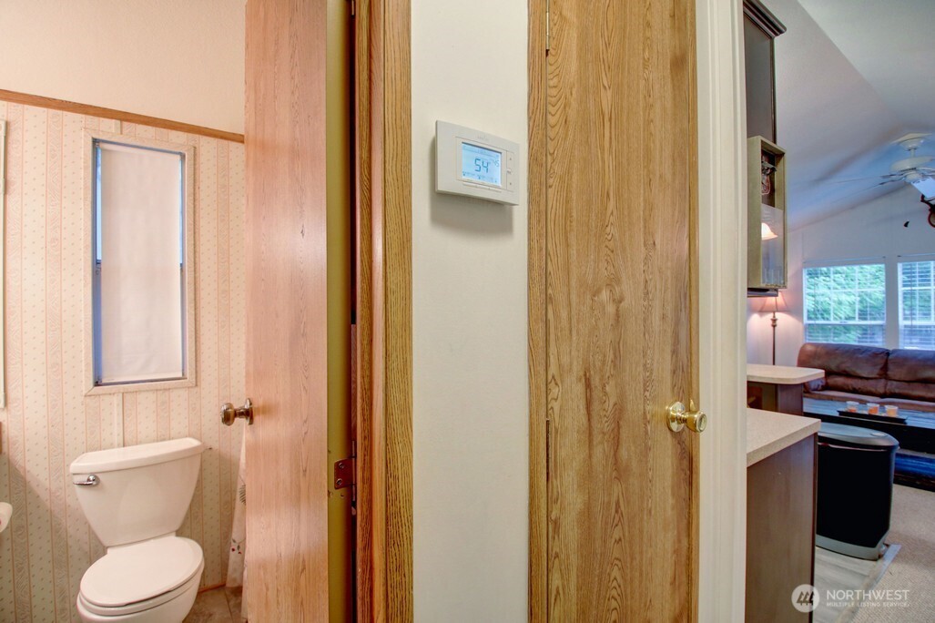 35 Branch Circle Maple Falls, WA 98266 - Photo 18 of 37 a bathroom with a toilet and a shower