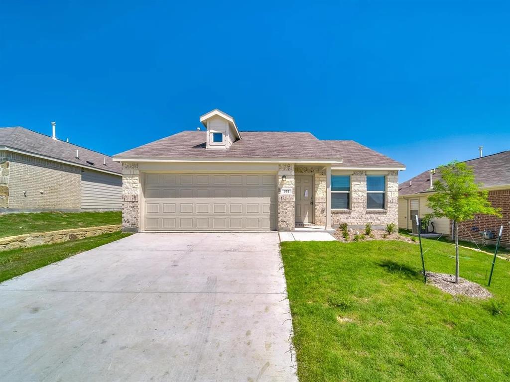 352 Sun Bluff Road Fort Worth, TX 76052 - Photo 1 of 33 Contemporary single-story residence with a stone and brick facade