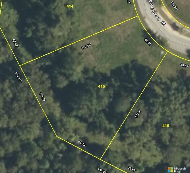 123 Mistletoeberry Road, Unit LOT 415 Oak Ridge, TN 37830 - Photo 1 of 28 Lot 415 Aerial View