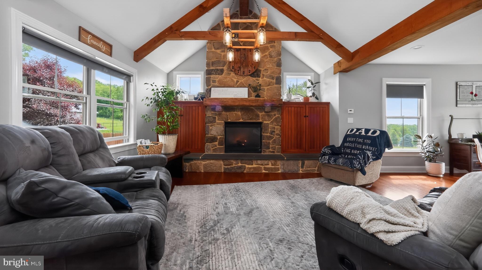5325 Hammond Road New Holland, PA 17557 - Photo 15 of 73 Cozy living space with rustic charm.