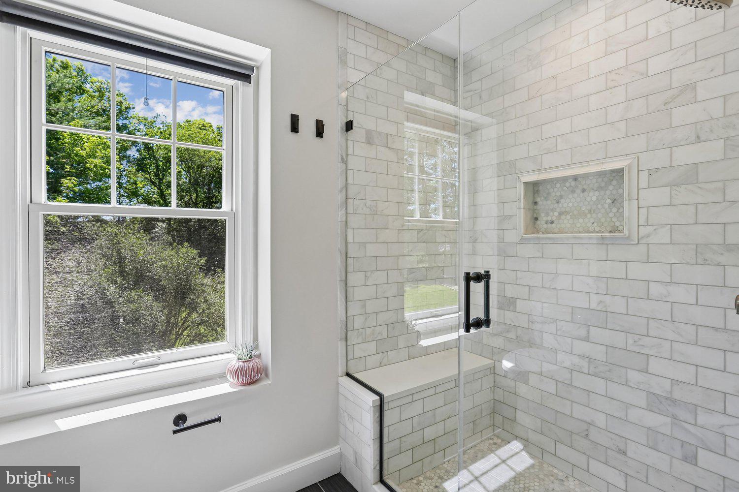 20920 Sunnyacres Road Gaithersburg, MD 20882 - Photo 32 of 64 Walk-in shower with frameless glass enclosure