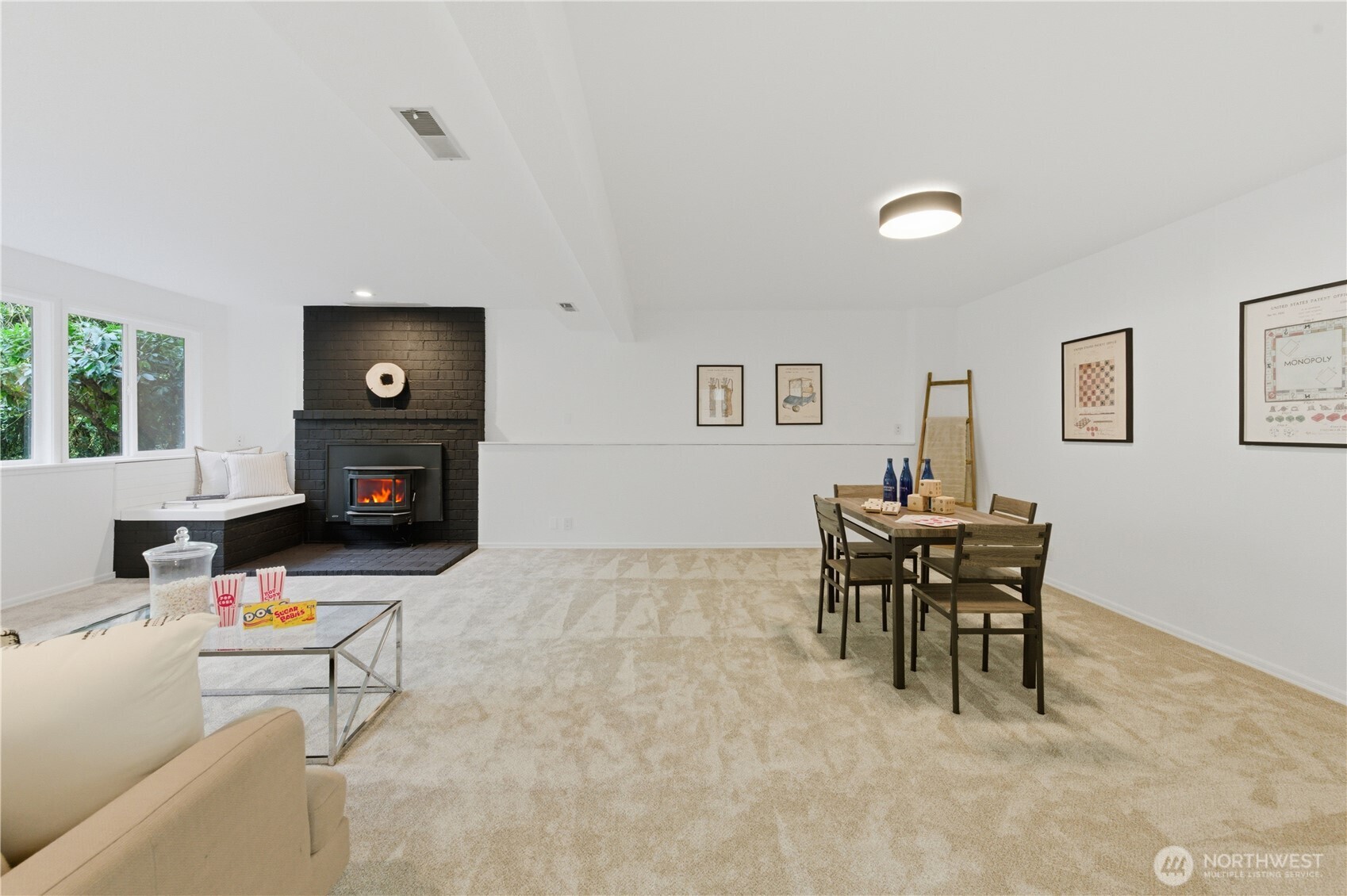 20911 30th Drive Southeast Bothell, WA 98021 - Photo 29 of 40 a living room with furniture and a fireplace