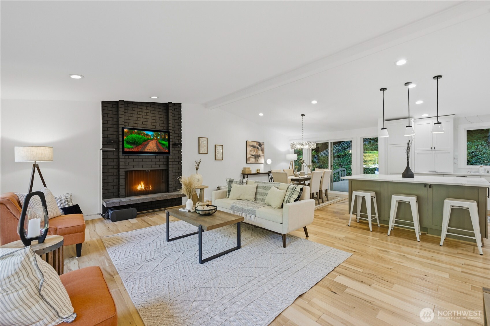 20911 30th Drive Southeast Bothell, WA 98021 - Photo 9 of 40 a living room with furniture and a wooden floor