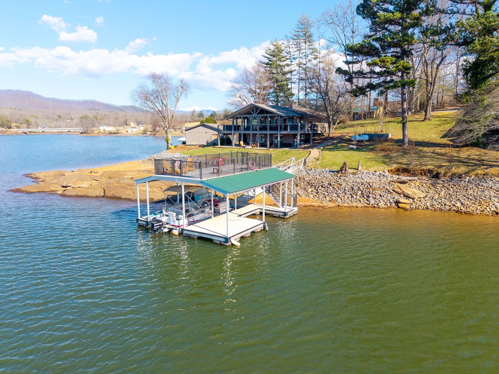 314 Kilpatrick Point Drive Hayesville, NC 28904 - Photo 2 of 50 a view of a lake with houses