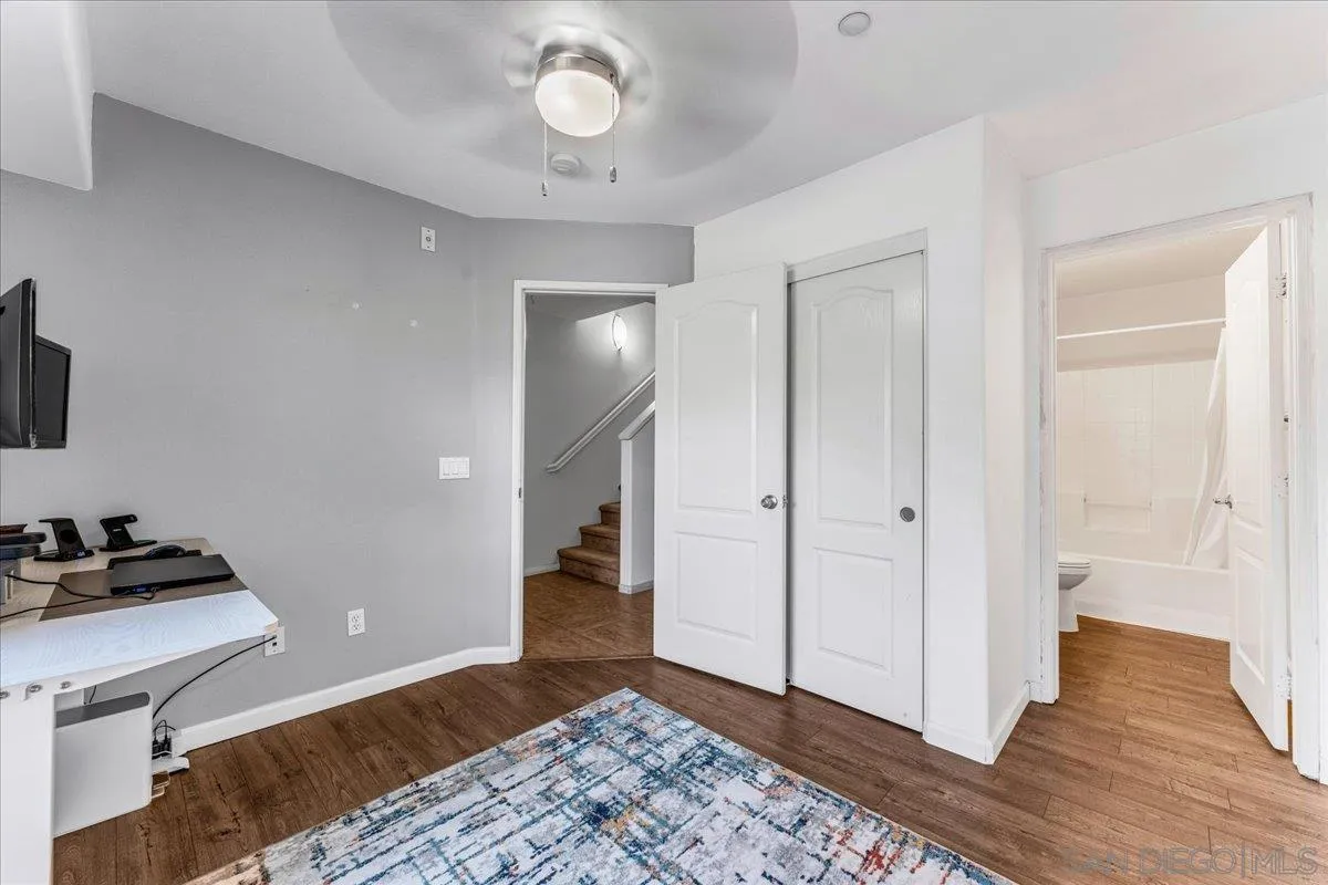 76 Via Sovana Santee, CA 92071 - Photo 22 of 34 a view of a hardwood floor and a sink