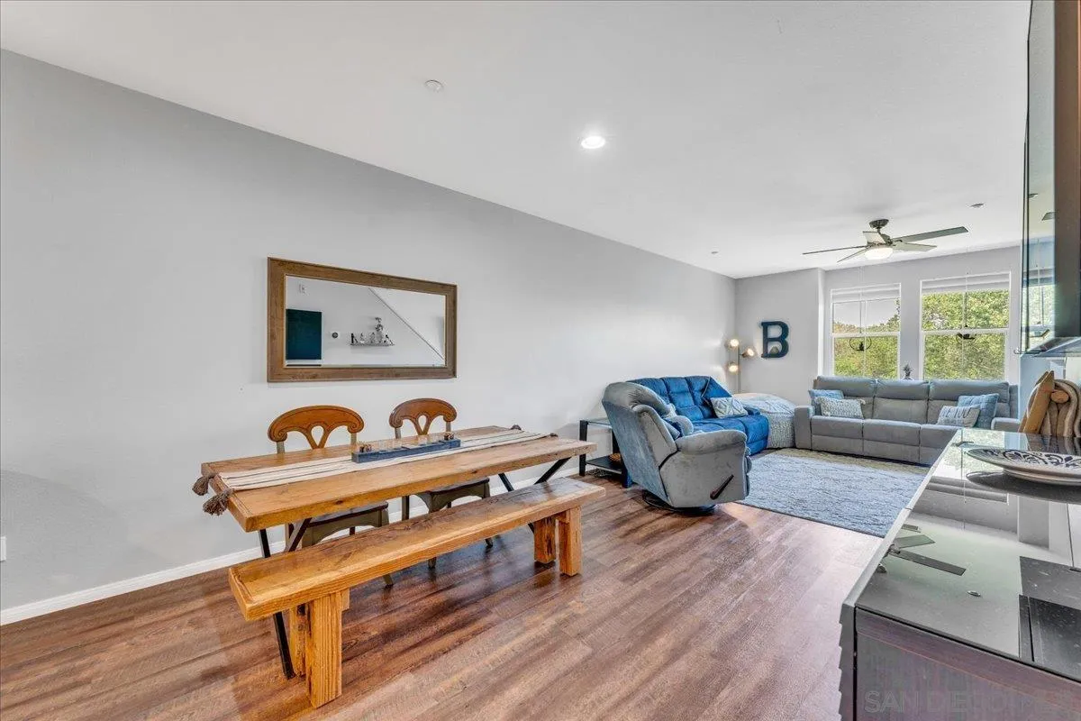 76 Via Sovana Santee, CA 92071 - Photo 7 of 34 a living room with furniture and a wooden floor