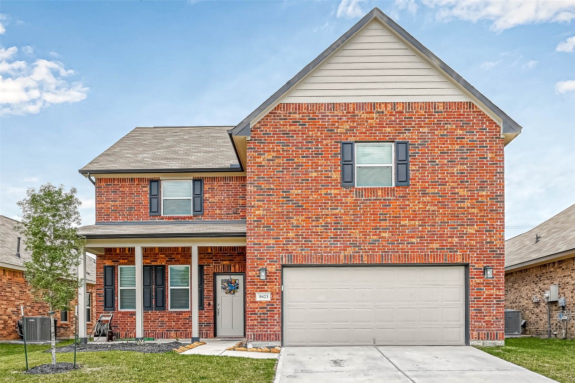 a view of a house with garden