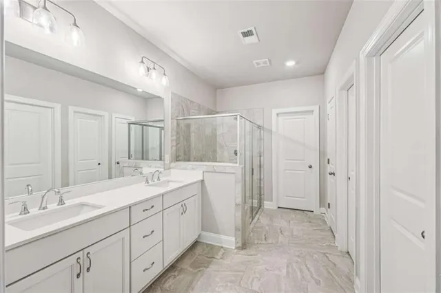 a view of small space with racks on the wall